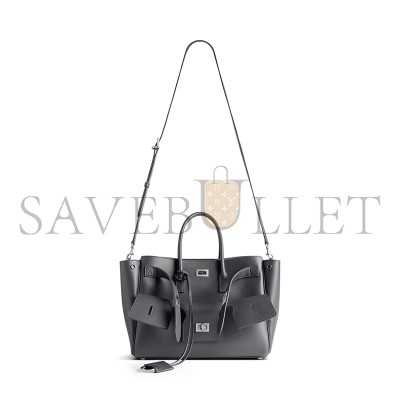 BALENCIAGA WOMEN'S BEL AIR CARRY ALL BAG SMALL IN GREY 8356892ABAW1239 (29.5*20.3*11.9cm)